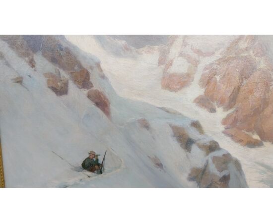 Winter view of the Gran Zebru