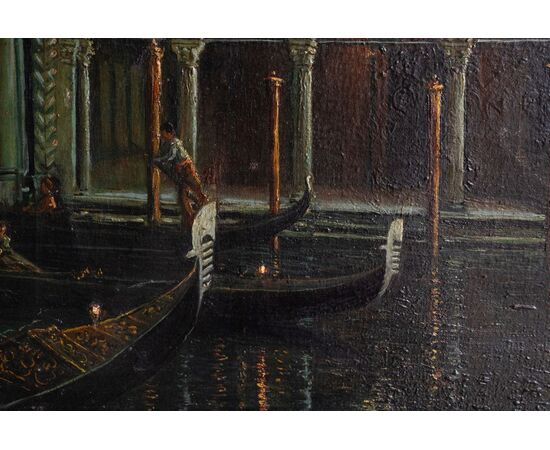 Venezia nel Canal Grande di notte – Prof. Ant. Furlanetto, 1922