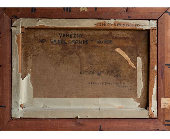 Venezia nel Canal Grande di notte – Prof. Ant. Furlanetto, 1922