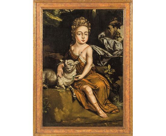 Portrait of a girl in the guise of St. John the Baptist