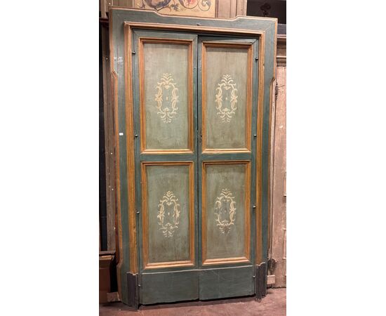 PTL165 - Porta con telaio, misure telaio cm L 115 x H 228, luce cm L 94 x H 209 cm