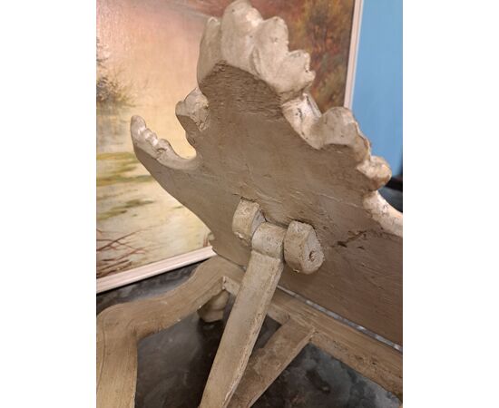 Leggio laccato e dorato drl '700