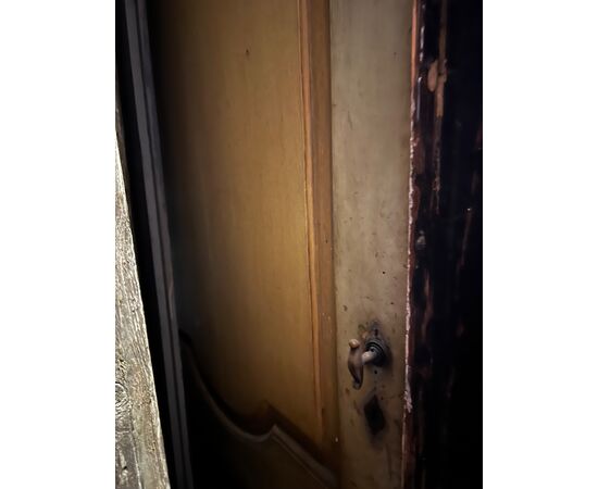 PTL719 - Porta antica con telaio, epoca '700, luce cm L 88 x H 240