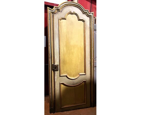 PTL719 - Porta antica con telaio, epoca '700, luce cm L 88 x H 240