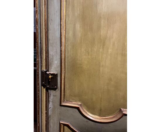 PTL719 - Porta antica con telaio, epoca '700, luce cm L 88 x H 240