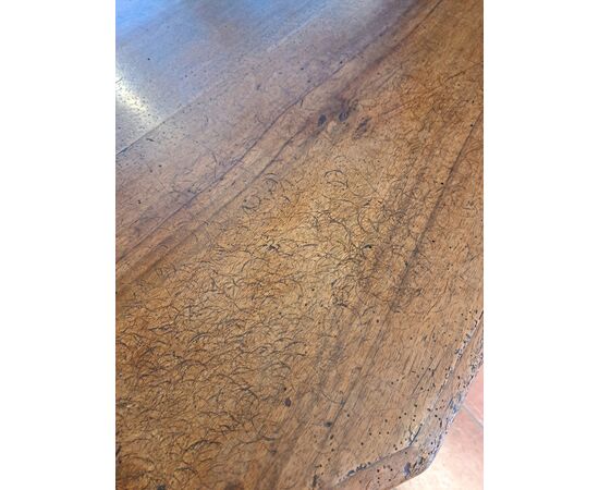 Pair of 17th-century sacristy cabinets in threaded walnut