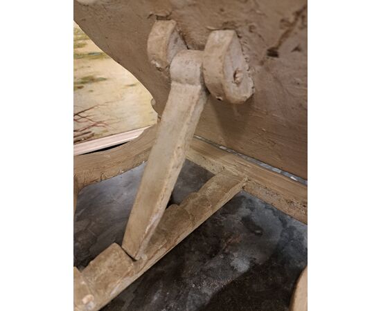 Leggio laccato e dorato drl '700