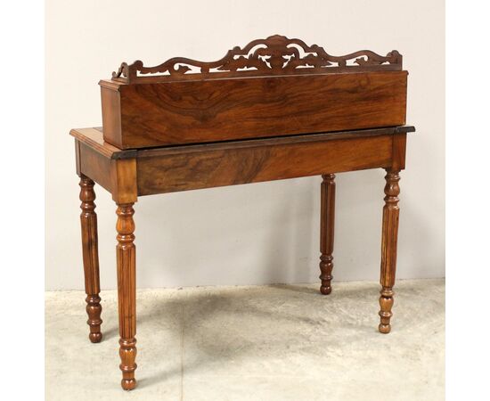 Antico scrittoio Luigi Filippo in noce - epoca '800