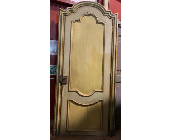 PTL719 - Porta antica con telaio, epoca '700, luce cm L 88 x H 240