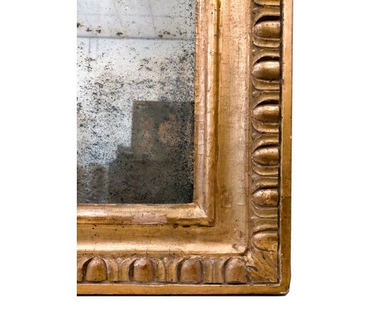 Specchiera antica del 1800 in foglia oro