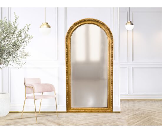 Specchiera antica del 1800 in foglia oro