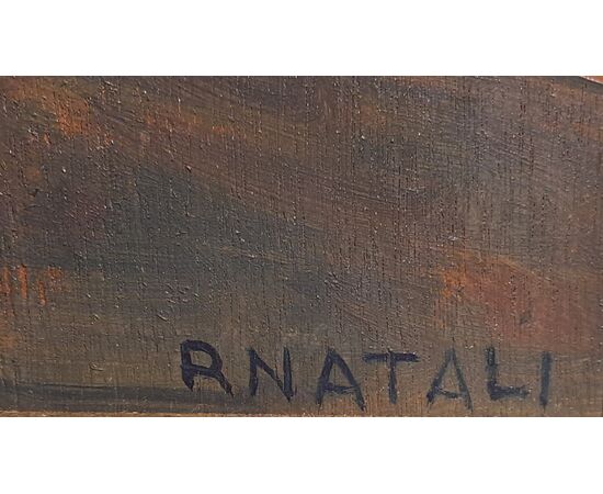 FIGURES AT SUNSET - RENATO NATALI (1883 - 1979)