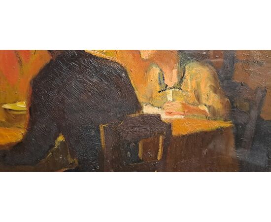 INTERIOR SCENE - CAFIERO FILIPPELLI (1889 - 1973)