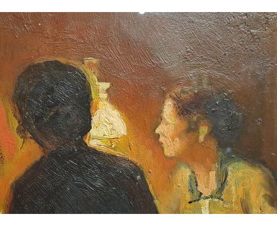 INTERIOR SCENE - CAFIERO FILIPPELLI (1889 - 1973)