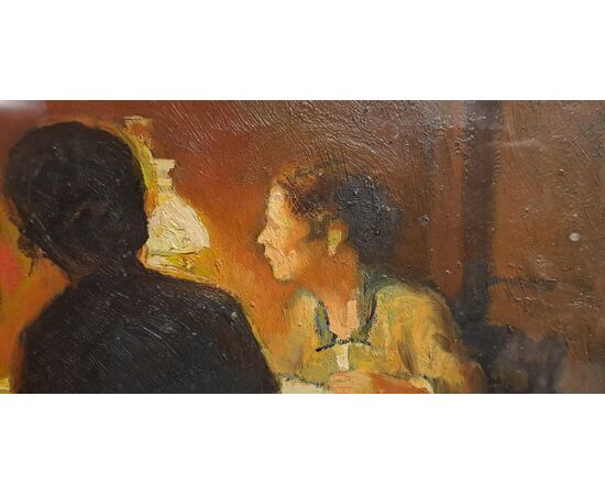 INTERIOR SCENE - CAFIERO FILIPPELLI (1889 - 1973)