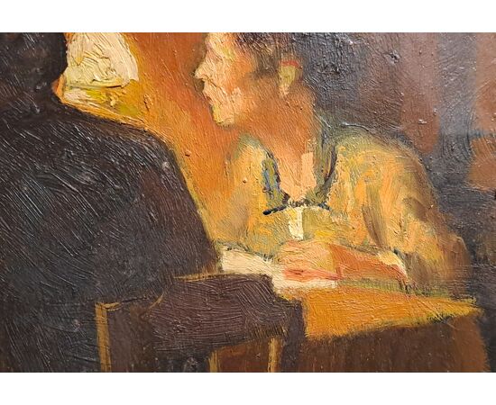 INTERIOR SCENE - CAFIERO FILIPPELLI (1889 - 1973)