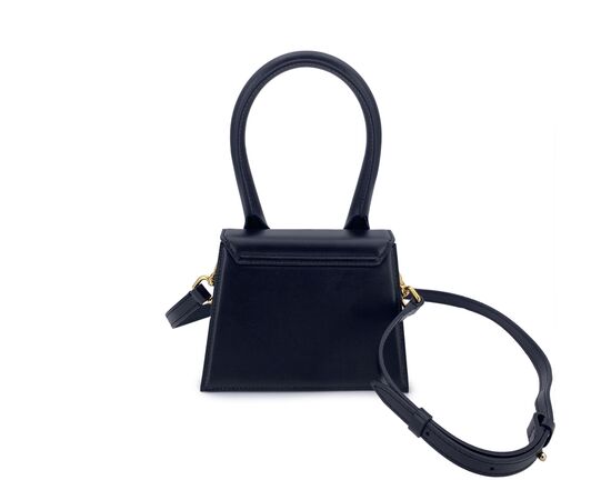 JACQUEMUS Borsa a Mano in Pelle Col. Nero Chiquito S