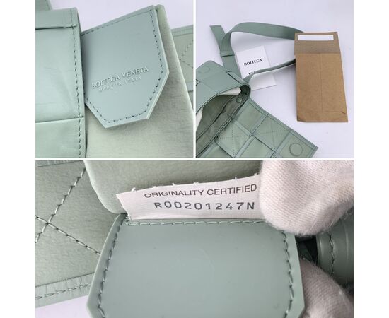 BOTTEGA VENETA Borsa a Tracolla in Pelle Col. Verde Cassette S
