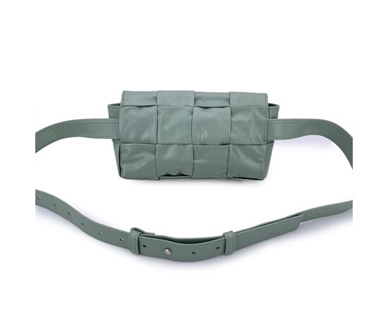 BOTTEGA VENETA Borsa a Tracolla in Pelle Col. Verde Cassette S