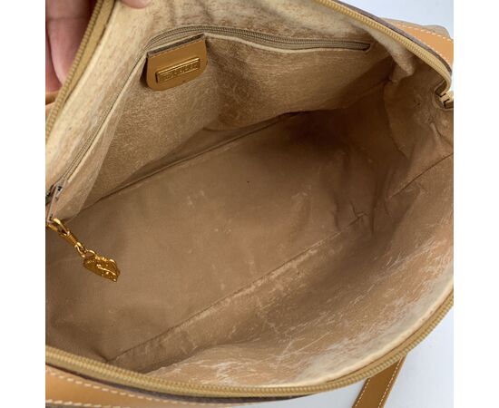 GUCCI Borsa a Mano Vintage in Tela Col. Beige M