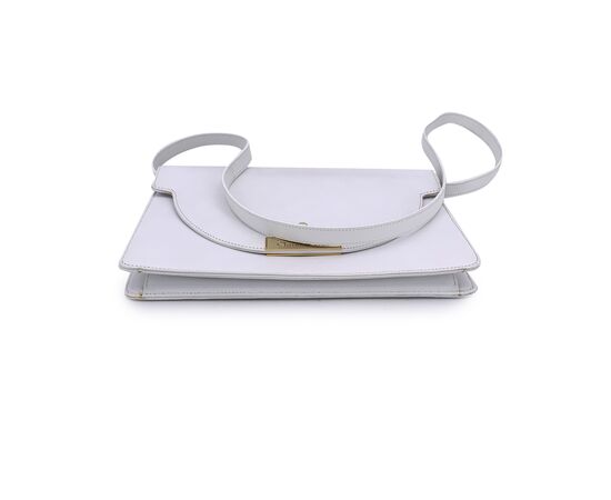 DIOR Borsa a Tracolla Vintage in Pelle Col. Bianco S