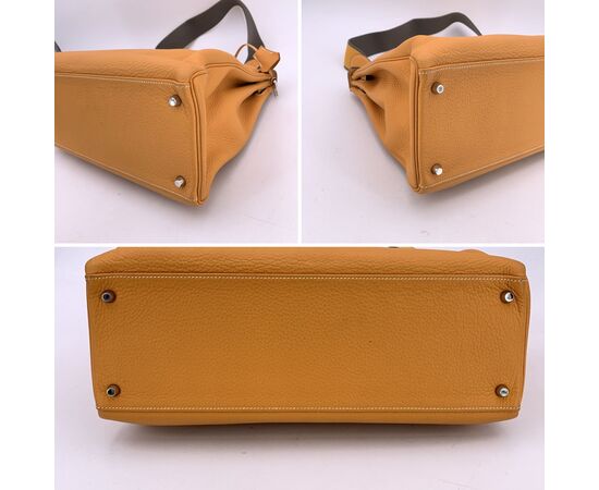 HERMES Borsa a Mano in Pelle Col. Giallo Kelly 40 L