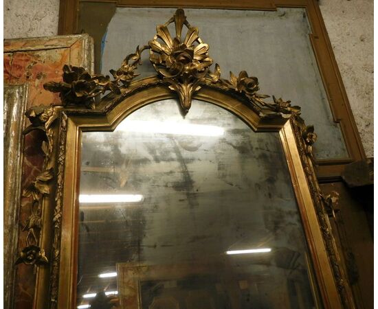 Specc101 golden mirrors, ep. 1700, mis. H 175 x 108 cm     
