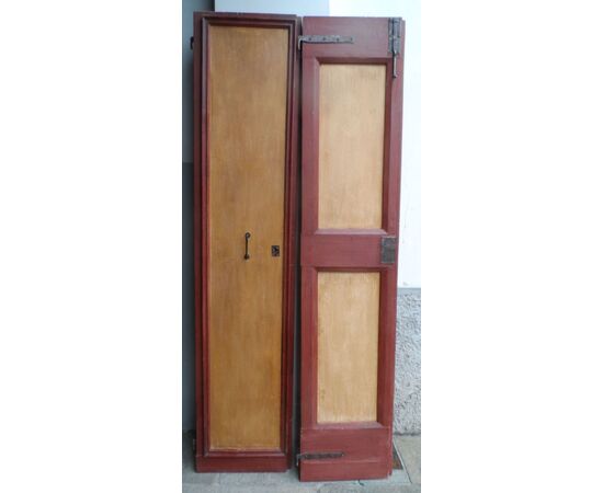 01 Rustic veneer door lacquered with 2 doors     