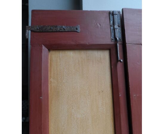 01 Rustic veneer door lacquered with 2 doors     