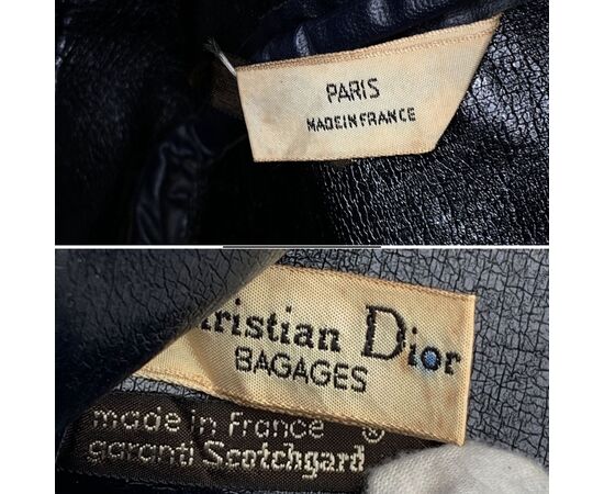 DIOR Borsa a Mano Vintage in Tela Col. Blu Diorissimo M