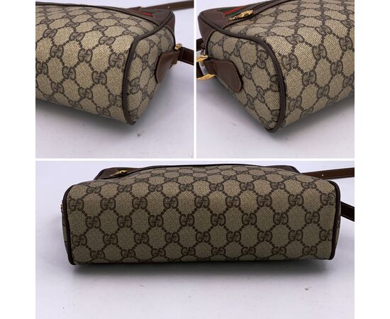 GUCCI Borsa a Tracolla Vintage in Tela Col. Bianco Ophidia M