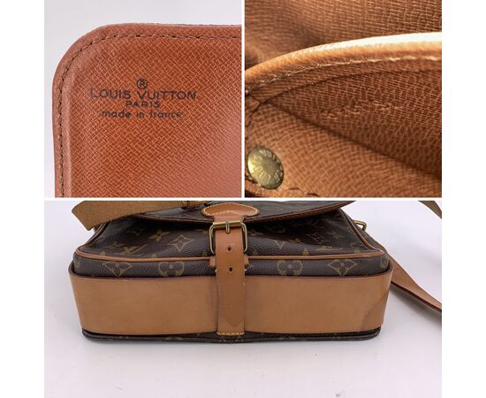 LOUIS VUITTON Borsa a Tracolla Vintage in Tela Col. Marrone Cartouchiere M