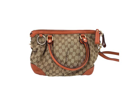 GUCCI Borsa Shopper in Tela Col. Beige Sukey M