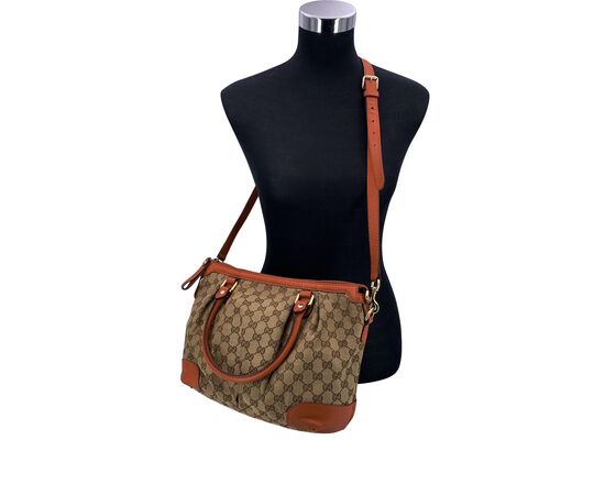 GUCCI Borsa Shopper in Tela Col. Beige Sukey M