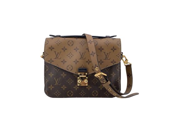 LOUIS VUITTON Borsa a Tracolla in Tela Col. Marrone Metis M