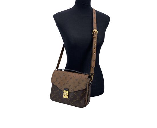 LOUIS VUITTON Borsa a Tracolla in Tela Col. Marrone Metis M