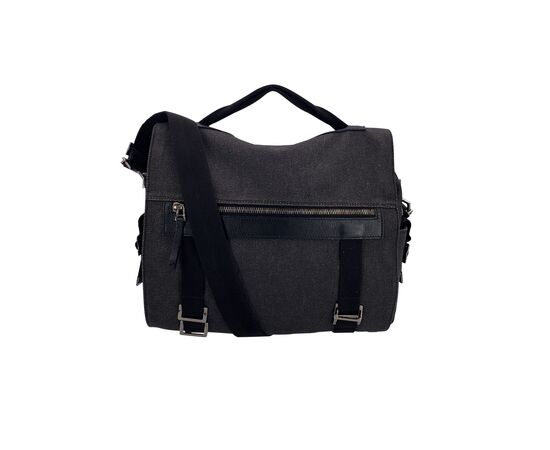 GUCCI Borsa a Tracolla in Tela Col. Grigio M