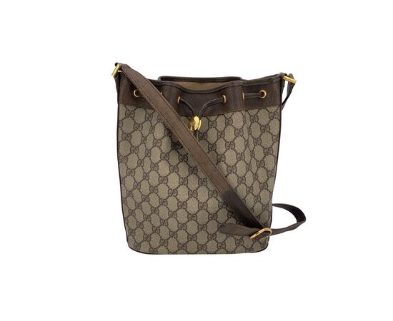 GUCCI Borsa a Tracolla Vintage in Tela Col. Beige Ophidia M