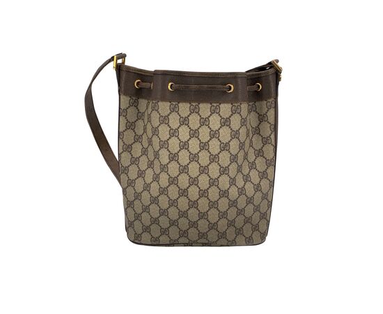 GUCCI Borsa a Tracolla Vintage in Tela Col. Beige Ophidia M