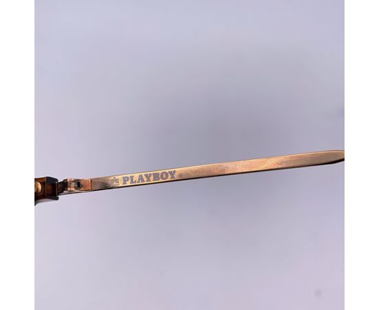 Playboy Occhiali da Sole Vintage in Acetato Col. Marrone