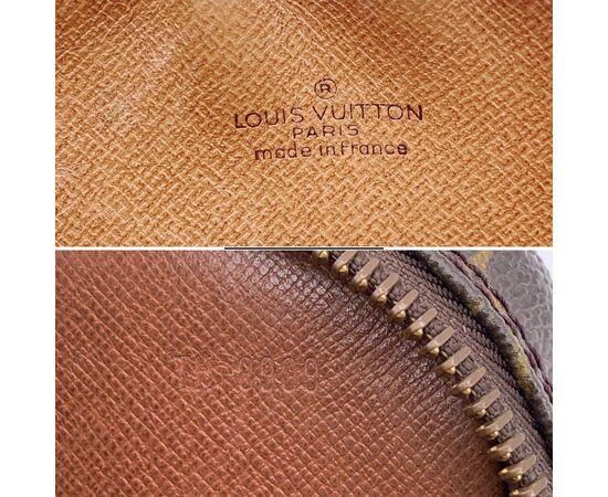 LOUIS VUITTON Pochette Vintage in Tela Col. Marrone Marly Dragonne S