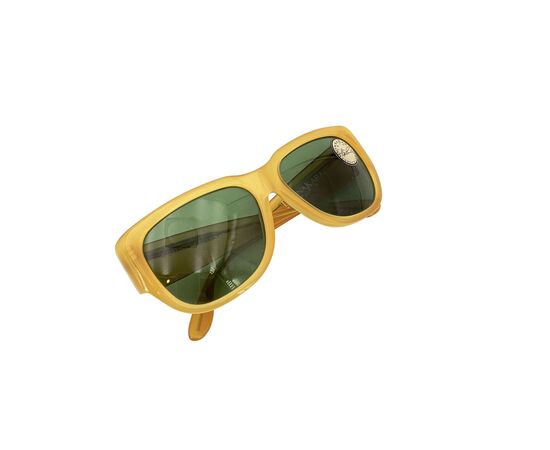 DONNA KARAN Occhiali da Sole Vintage in Acetato Col. Giallo