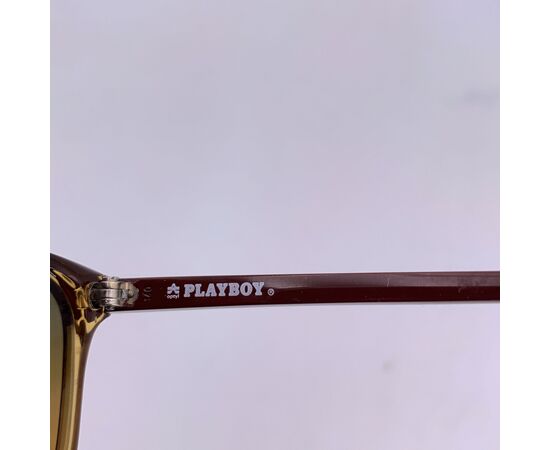 PLAYBOY Occhiali da Sole Vintage in Acetato Col. Rosso