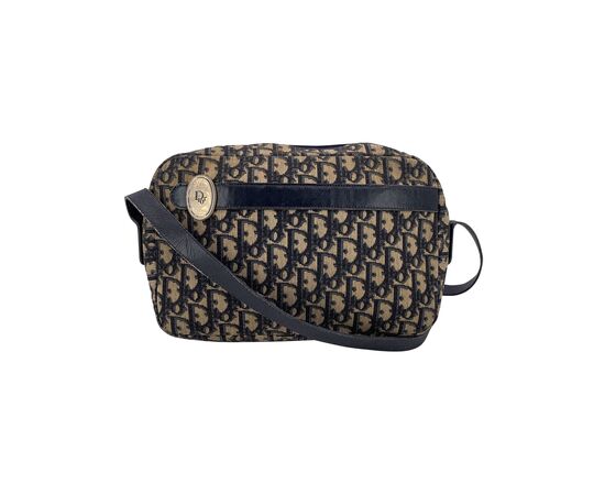 DIOR Borsa a Tracolla Vintage in Tela Col. Blu Diorissimo M