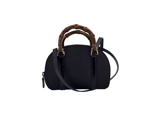 GUCCI Portafoglio Vintage in Tela Col. Nero Bamboo S