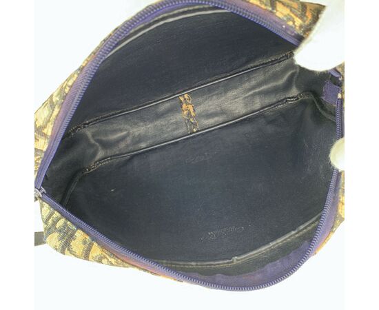 DIOR Borsa a Tracolla Vintage in Tela Col. Blu Diorissimo M