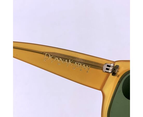DONNA KARAN Occhiali da Sole Vintage in Acetato Col. Giallo