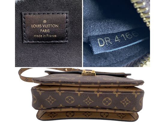 LOUIS VUITTON Borsa a Tracolla in Tela Col. Marrone Metis M