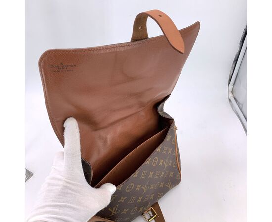 LOUIS VUITTON Borsa a Tracolla Vintage in Tela Col. Marrone Cartouchiere M