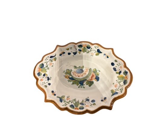 Vassoietto in maiolica , Pasquale Antonibon , Nove di Bassano , XVIII secolo